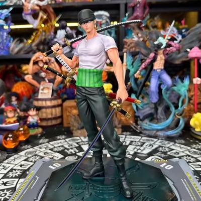 25 см/9,84 дюйма Аниме One Piece Фигурка Ророноа Зоро Фигурка ПВХ Статуя Коллекционная Модель Игрушки Подарки