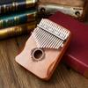 Thumb Piano Keys Kalimba 17 High Quality Wood Mbira Body Musical Instruments With Learning Book Kalimba Piano Christmas Gift