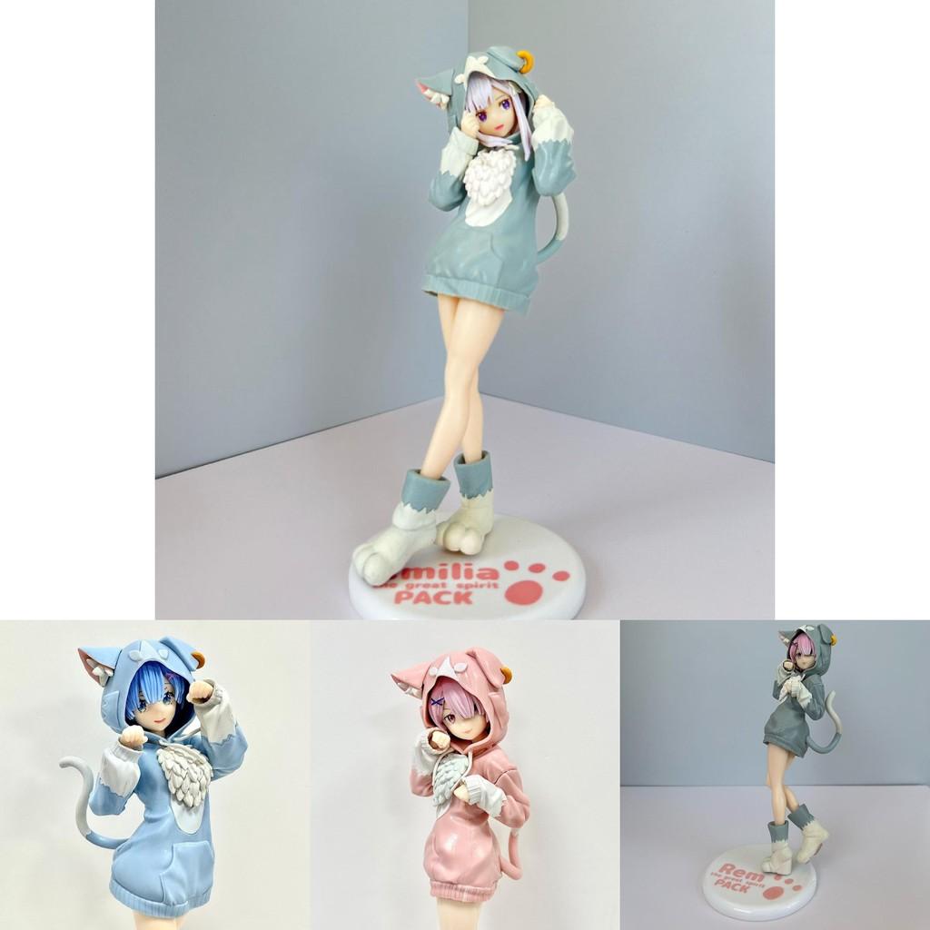 Высококачественный ПВХ Эмилия Рем Рам Фигурки Коллекционный Набор Для Поклонников Rezero
