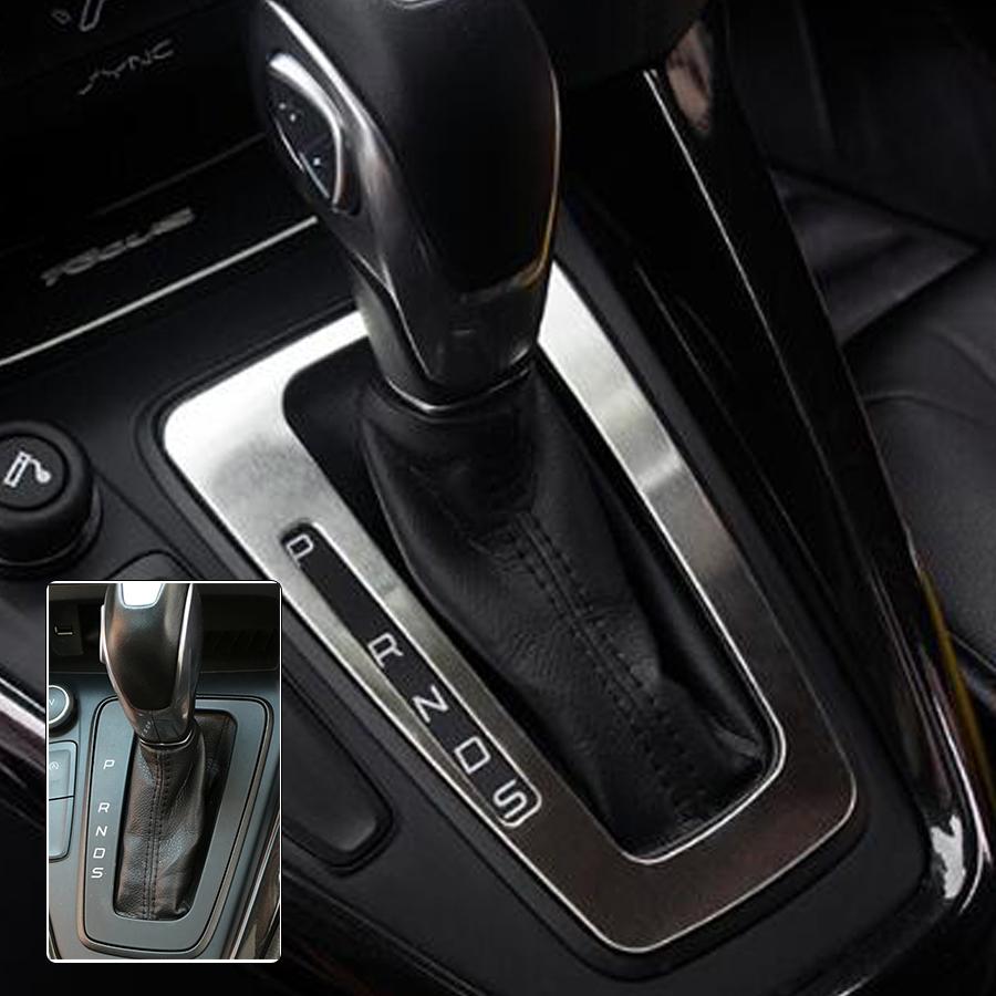 Накладка на панель приборов для Ford Focus MK3 Focus 3 2015-2018 LHD Накладки для отделки панели с ручкой переключения передач Наклейка