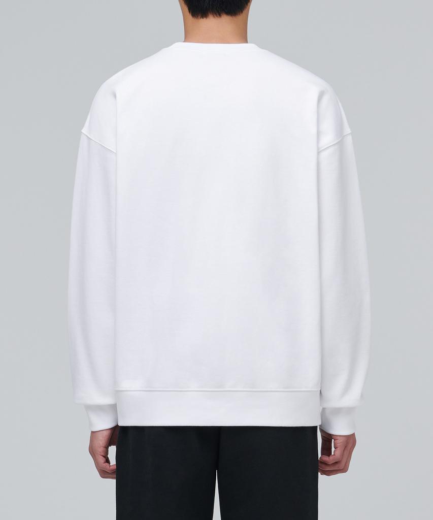 MUSINSA STANDARD Heavyweight Oversized Sweatshirt [White]