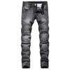 Men's Motorcycle Slim Fit Nostalgic Cycling Knee Pants