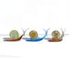 Cute Glass Snail Miniature Glaze Crafts Snail Ornaments Micro Landscape Snail Figurines  Home