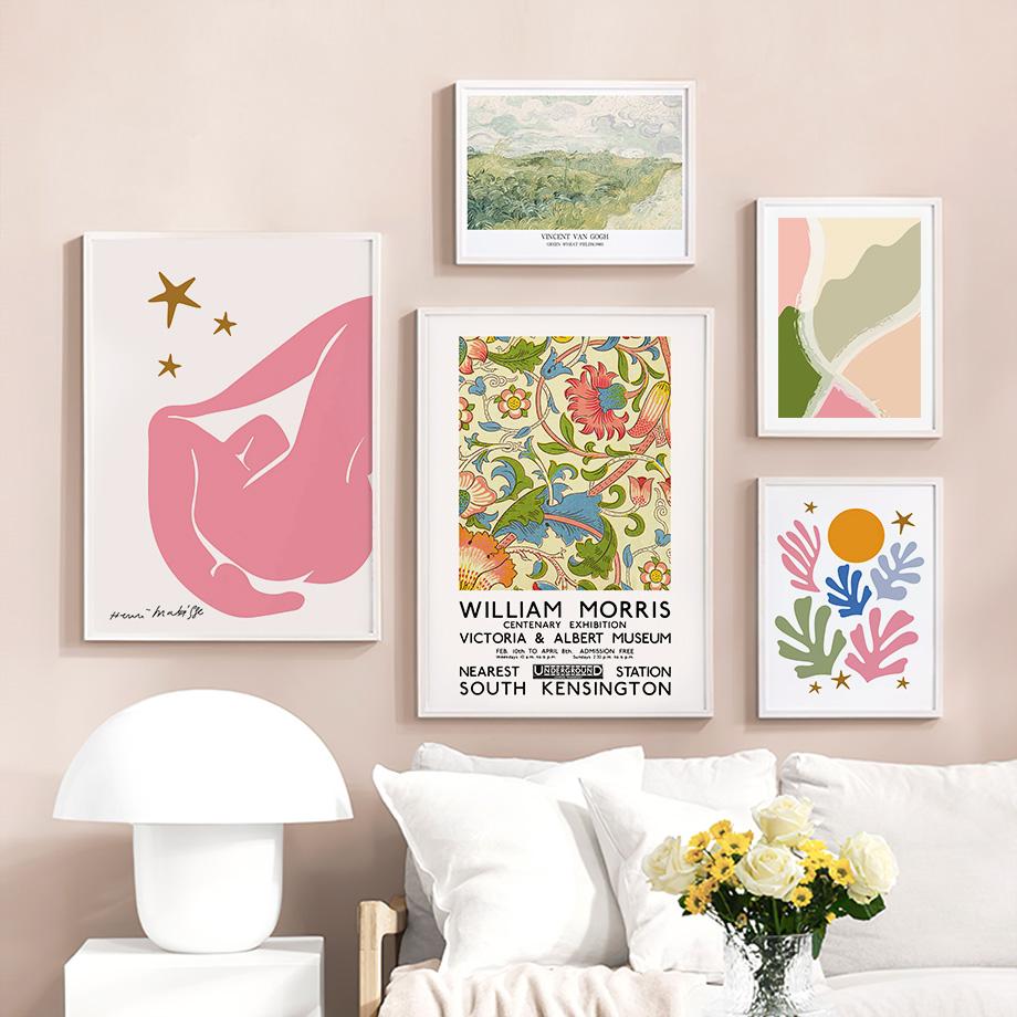 Уильям Моррис Анри Матисс Ван Гог ботанические постеры и принты настенная живопись на холсте для гостиной декоративные картины