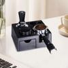 Espresso Tamper Station Organizer,49/51/54/58mm Multifunctional Portafilter Holder,Black Non Slip