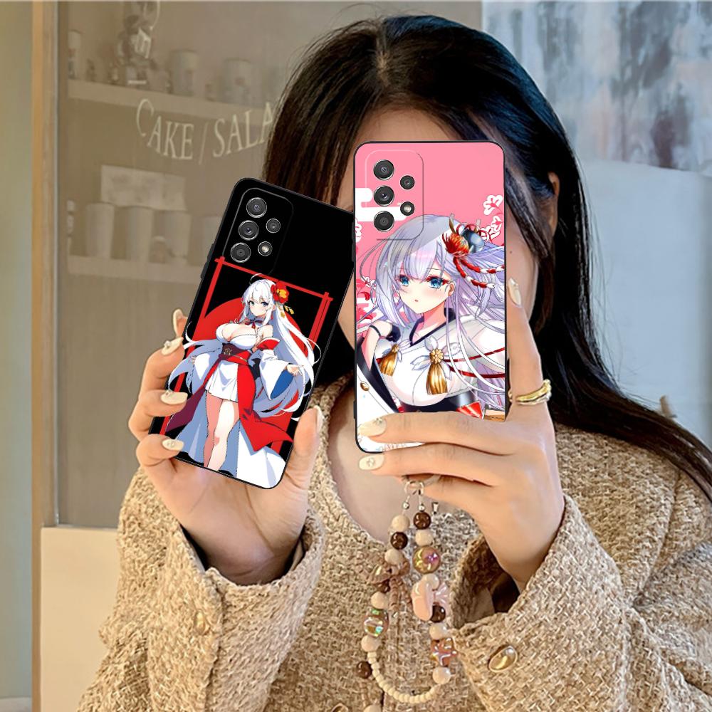 Чехол для телефона Azur Lane Shoukaku для Samsung Galaxy M55 54 42 35 34 33 32 23 22 15 14 13 12 F55 5G Мягкий ТПУ Ударопрочный Чехол