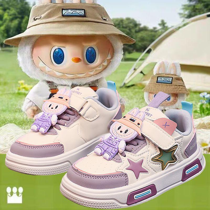 Детская милая спортивная обувь, осенние повседневные и модные кроссовки для девочек