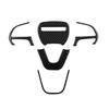 Для Dodge Challenge 2015-2024 Аксессуары для интерьера из углеродного волокна Декоративная панель рулевого колеса Декоративные наклейки 5D