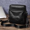 Men's Shoulder Bag Business Casual First Layer Cowhide Square Bag Genuine Leather Fashion Large Capacity Crossbody Bag