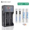 PALO 10440 Li-ion Rechargeable AAA Battery 10440 3.7v 380mAh Lithium Batteries Button Top For Flashlight Camera