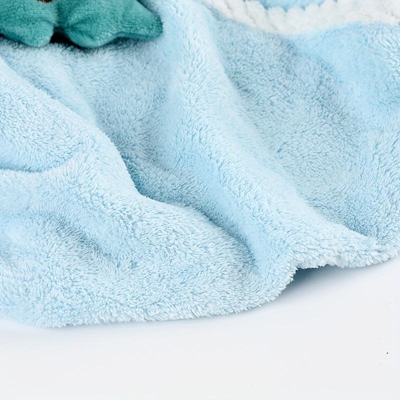 Милые мультяшные полотенца для рук с животными и фруктами, ультрамягкие полотенца из кораллового флиса с коробочной упаковкой, 280 г/м², современный декор для ванной комнаты, идея для подарка на день рождения