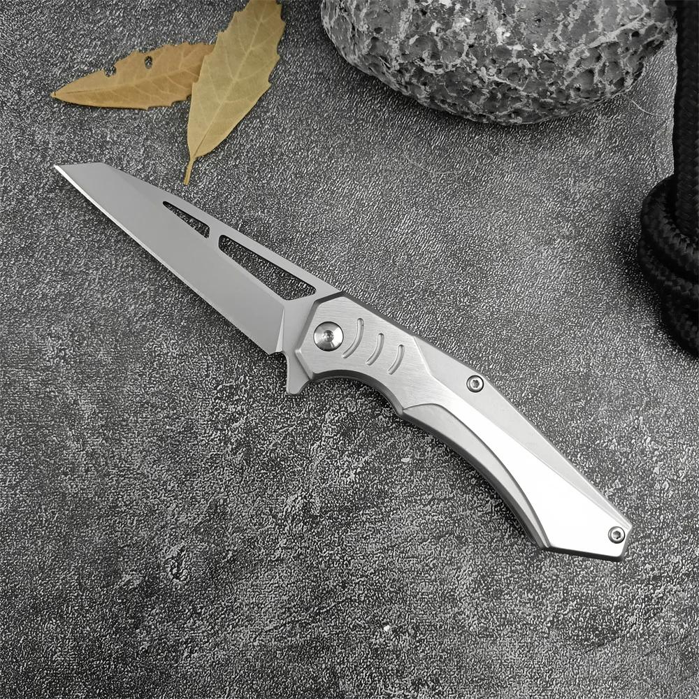 Stainless Pocket Knife Folding Knife 7Cr13Mov Blade 420 Steel Handles Kitchen Knife Utility Chef Knives Sharp EDC Multitool