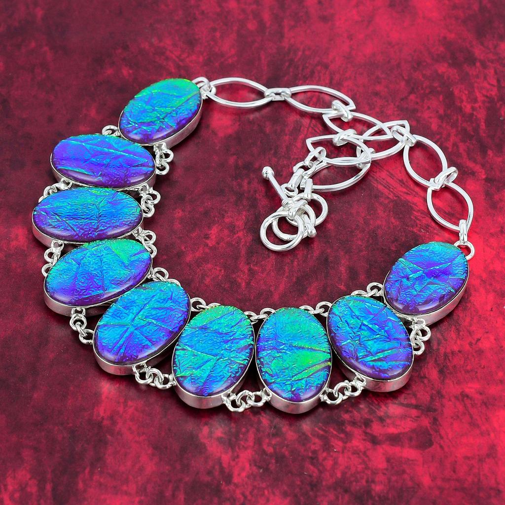 Ожерелье из розового австралийского тройного опала, ожерелье из чистого серебра 925 пробы с натуральным драгоценным камнем, ювелирные изделия ручной работы, подарок на день рождения и годовщину для нее