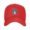 Personalized Italia Figc Baseball Cap for Unisex Women Breathable Italian Football Gift Dad Hat Outdoor