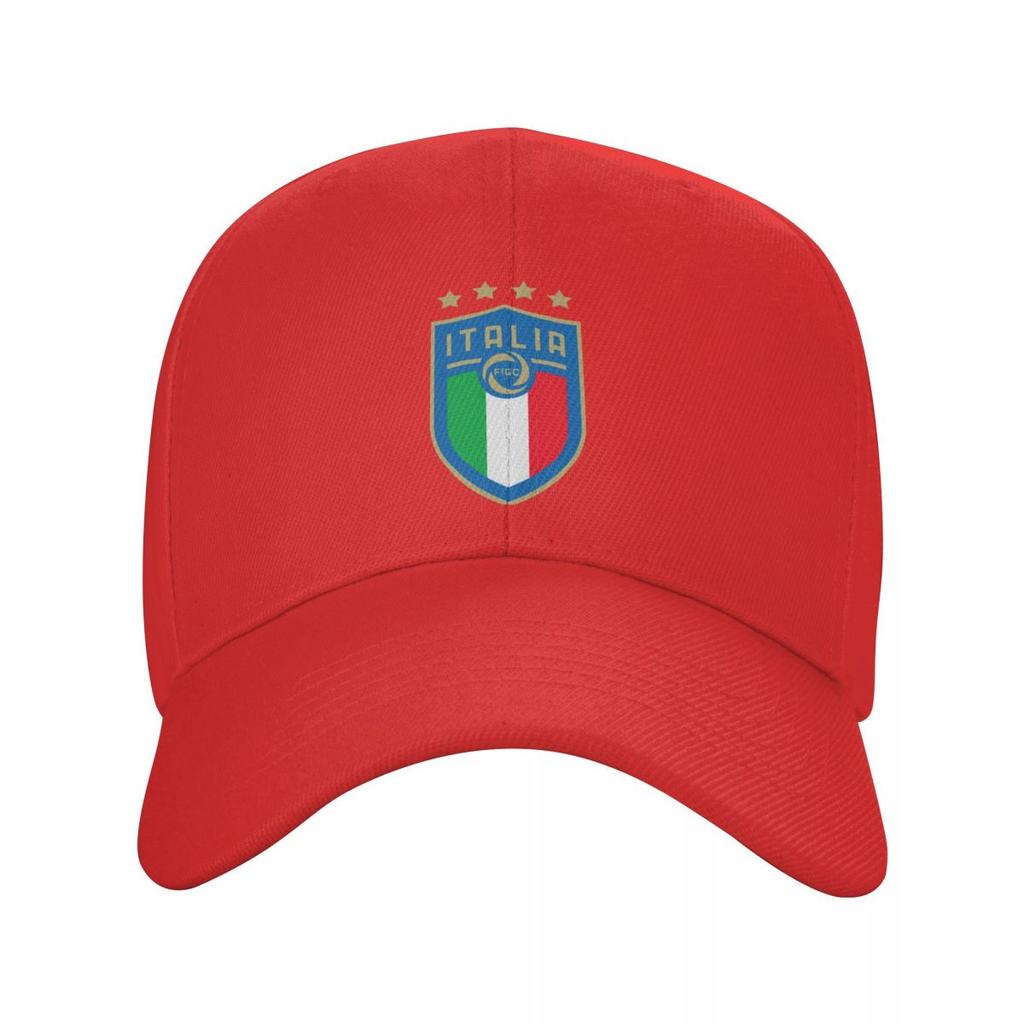 Personalized Italia Figc Baseball Cap for Unisex Women Breathable Italian Football Gift Dad Hat Outdoor