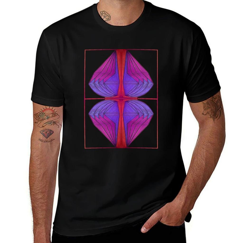 Abstract TShirt Plus Size Quick Dry Sports Tee