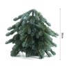 Handmade Mini Christmas Tree Stable Faux Noble Fir Creative Mini Snow Pine Tree  New Year