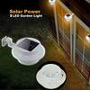 LED Gutter Lights, 1 LED Solar Fence Lights Outdoor Deck Light Wirefless Wall Lamp White Light For Yard Fence Roof Gutter Garden