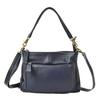 Notre Favori Genuine Leather Shoulder Bag for Crossbody Leather Ariel Navy Women, Handbag, 2-Way, Design, (Gold Hardware)