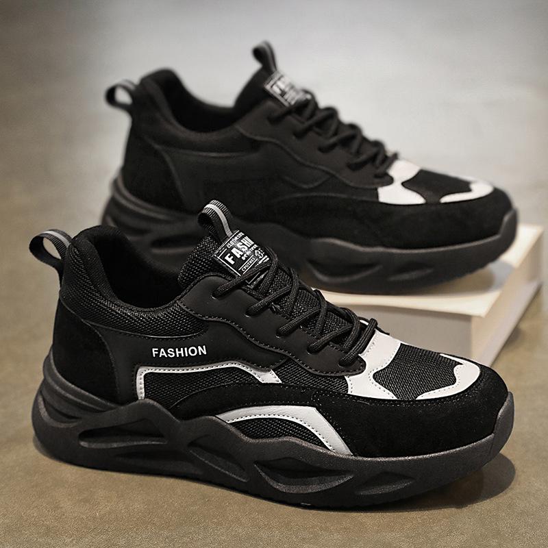2025 весна мужская обувь новая дышащая обувь для охраны труда мужская трендовая универсальная платформа нескользящая спортивная повседневная обувь для папы