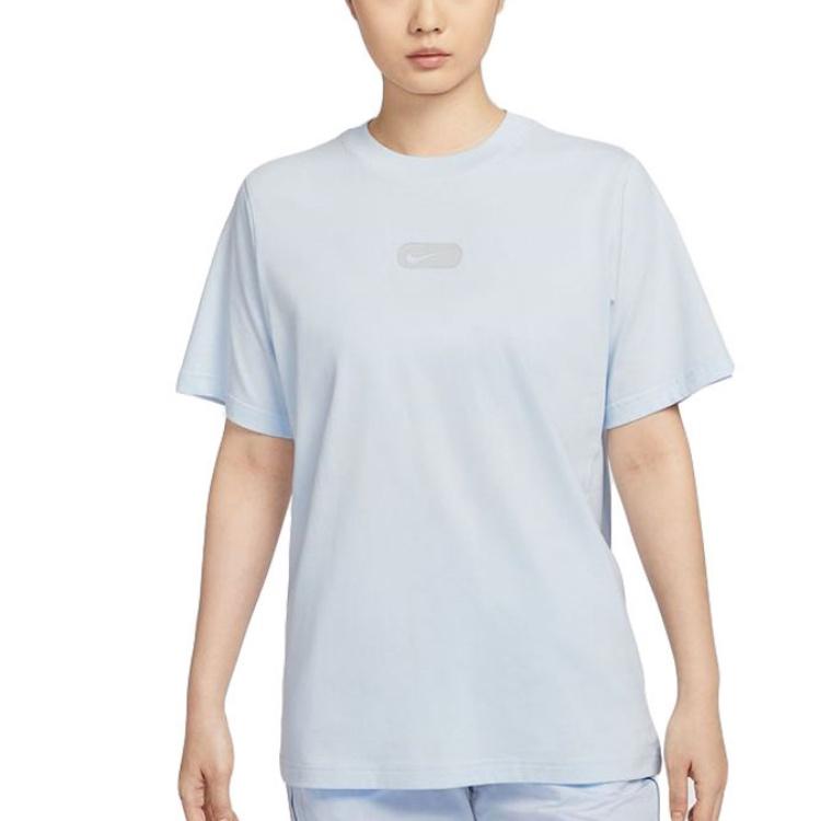 Nike Sportswear T Shirt Women's Light Blue HQ1699-423