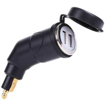 Rubonarie Мотоциклетная розетка-прикуриватель с крышкой BMW Heller BMW USB Power 2 порта, USB, Стиль, Розетка, Розетка, (черный)