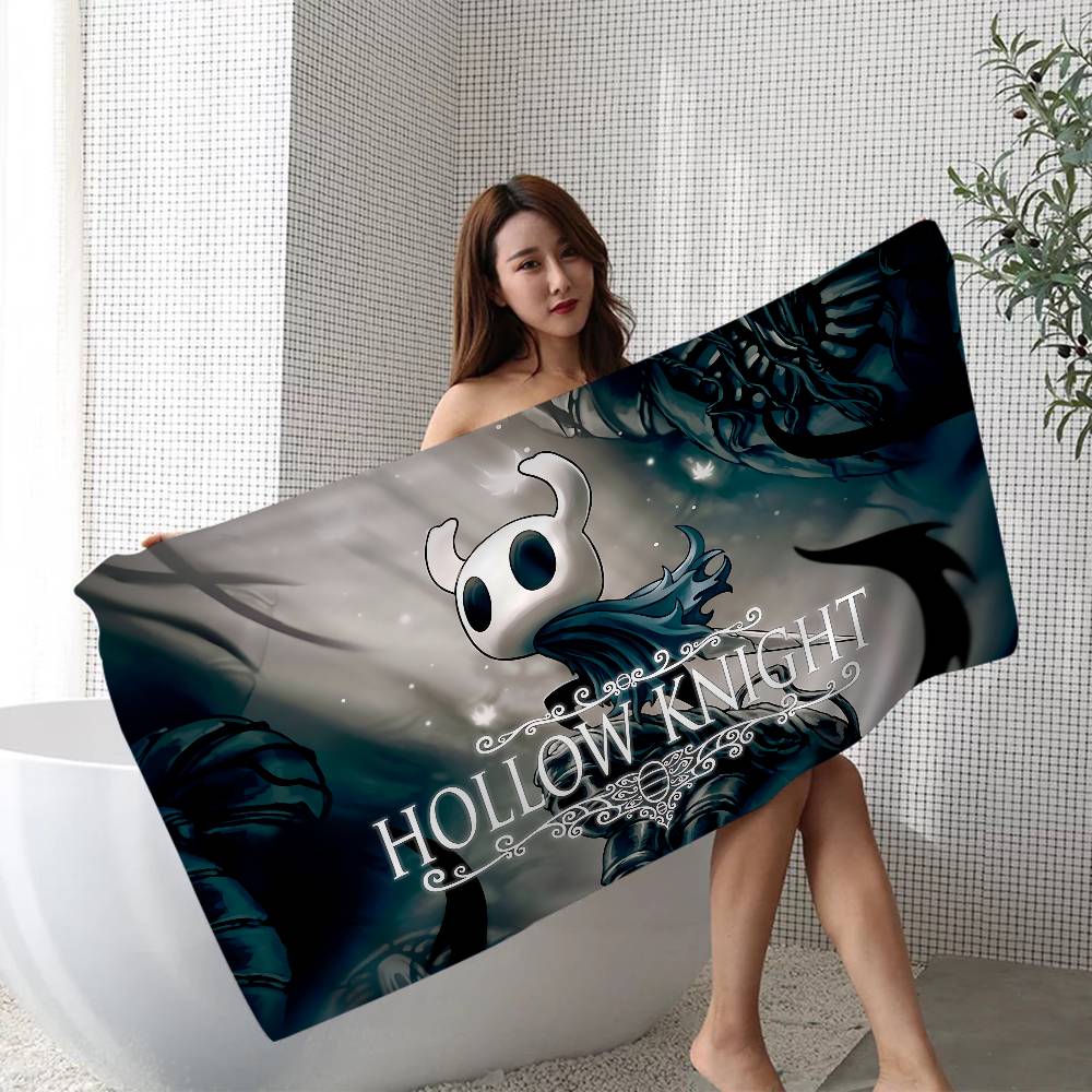 Игровое полотенце H-Hollow Funny Knight Аниме Пляжное полотенце для плавания Мягкое впитывающее полотенце для лица Детские подарки для детей Путешествия Кемпинг Спортзал