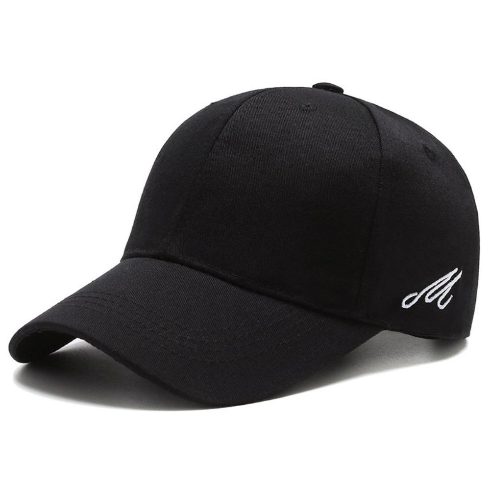 Fashion Embroidered Baseball Cap Cotton Breathable Outdoor Cap Pure Color Unisex Sports Cap Outdoor Activities