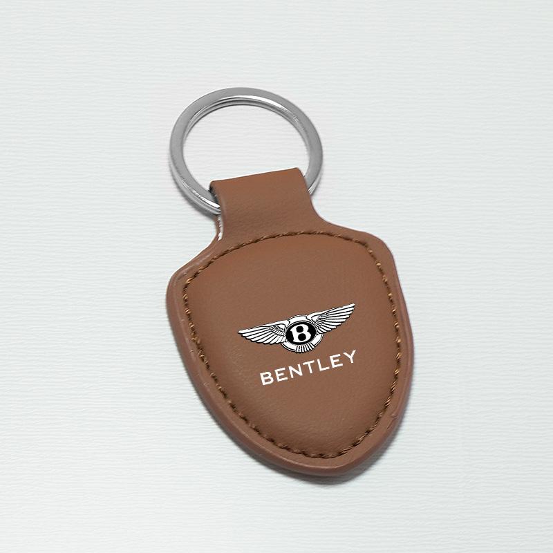 Высококачественный кожаный брелок-подвеска с эмблемой автомобиля для Bentley Flying Spur Continental GT Bentayga Mulsanne