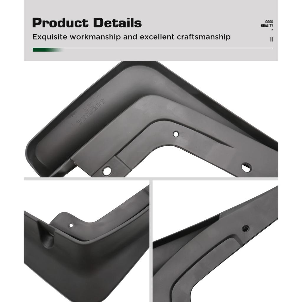 4PCS Car Mud Flaps Splash Guards Mudguards Car Mud Flaps Compatible with Chery Tiggo 8 2018 2019 2020 2021