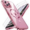 Покрытие Soft для чехла Magsafe для iPhone 17 16 15 14 13 12 11 Pro Max Plus Air Магнитная Беспроводная Зарядка Прозрачная Крышка