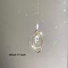 Round Shape Crystal Sun Catcher Crystal Sun Catchers Delicate Crystal Decorative Pendant  Home