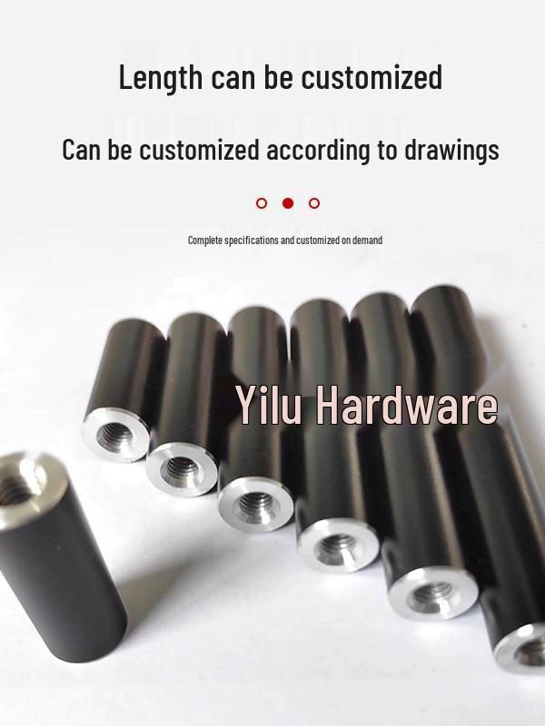 M4d7 Aluminum Alloy Round Spacer Stand with Double Internal Threaded Rod