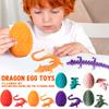 Mystery Dragon With Egg, 3D Printed Dragon With Egg, Full Articulated Flexible Dragon With Eggs, 3D Printed Gift Toy