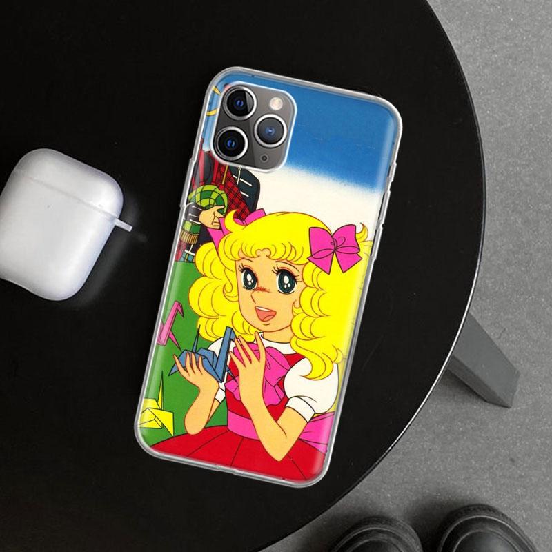 Кэнди Аниме 90-х Чехол для телефона для iPhone 11 12 13 Mini 14 15 Plus 16 Pro Max 17 Air 7 8 + SE Арт Индивидуальные Fundas 11 12 13 M