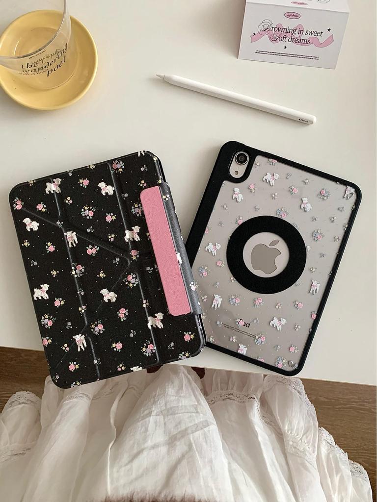 Floral Little Sheep 3Y Magnetic Case: Upgrade for iPad Pro 2021, Enhanced Tablet Protection