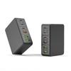 QC3.0 PPS PD 65W 6-портовая зарядка Gan 120W Зарядная станция 3C+3A для iPhone Samsung Xiaomi Смартфон Ноутбук Настольный ПК Быстрая зарядка