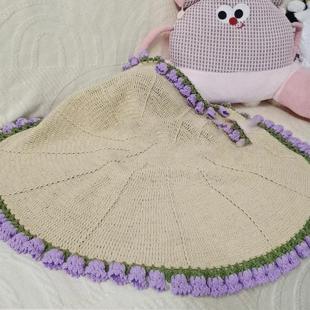 Букет цветов одеяло DIY материал пакет вязаное одеяло крючком цветочное одеяло подарки на день рождения день матери