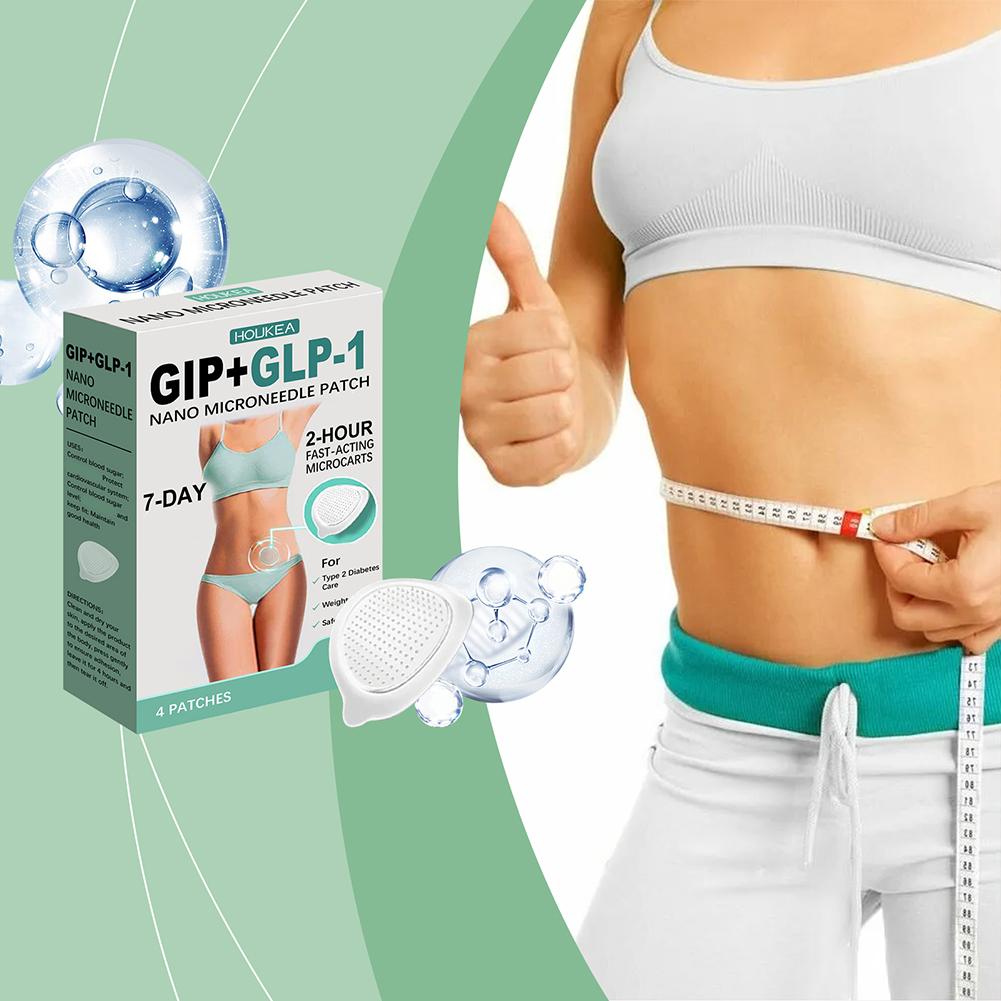 1/2/3Boxes GIP+GLP-1 Nanos Microneedles Patch Microneedles Patch Gentle Body Slimming Stickers Daily Lazy Care Patch Unisex