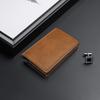 Мужской кошелек-автомат с RFID-защитой, держатель для карт, противокражный тонкий кошелек из алюминиевого сплава, карманный кошелек для наличных и кредитных карт