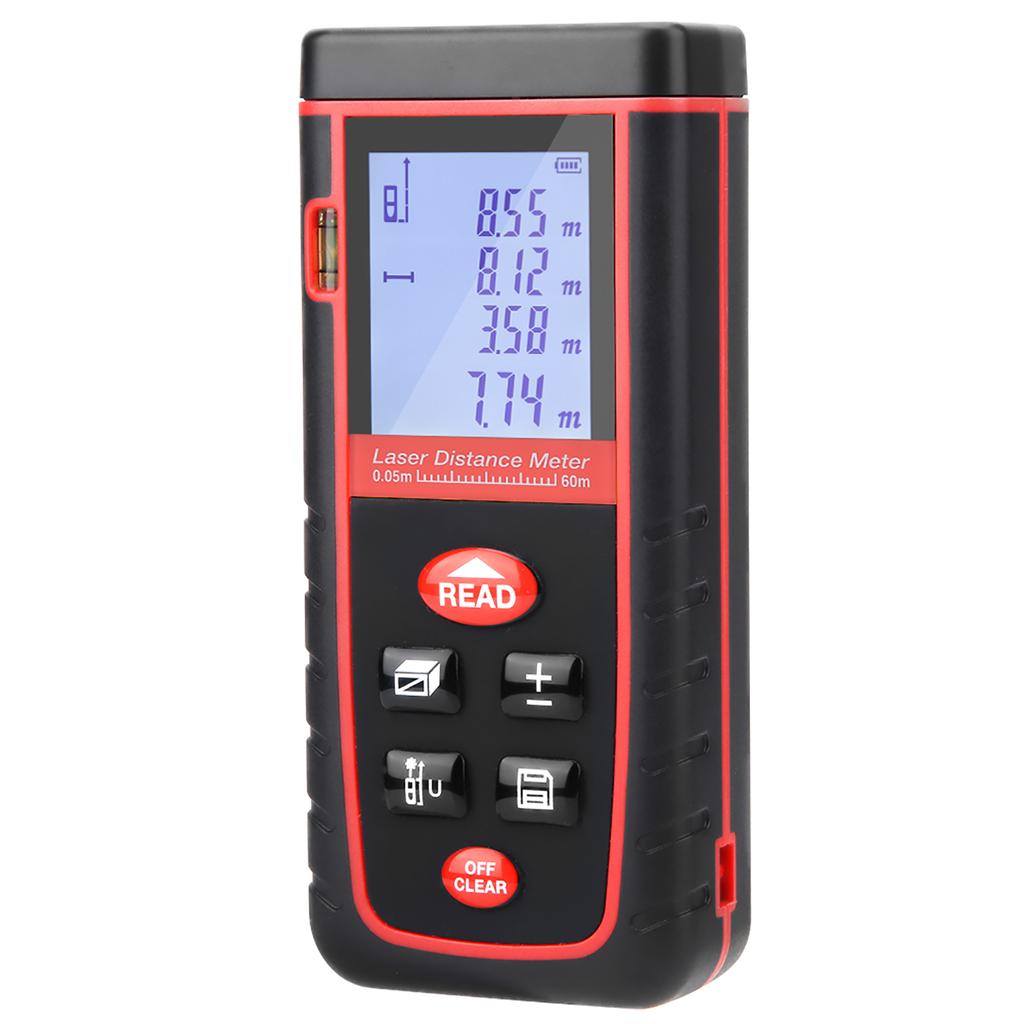 LCD Display Rz S 60M Laser Distance Meter Measurer Distance Measuring Tool Range Finder