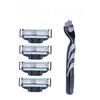 1Pc Shaver Holder 4Pcs Blades Men's Razor Blades Hair Removal Shaving Razors