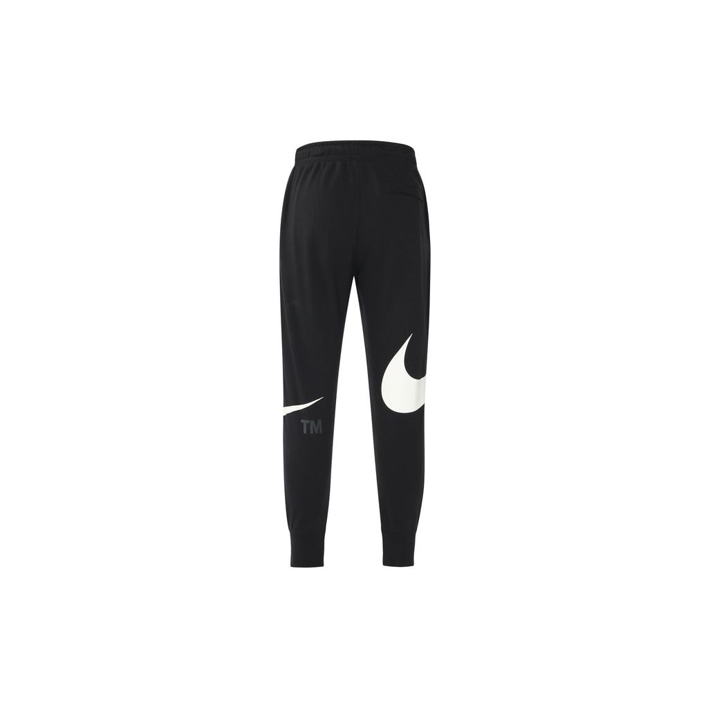 Nike Big Logo Lace-Up Breathable Mid-Rise Tapered Knit Joggers Men Bottoms Black DD6092-010