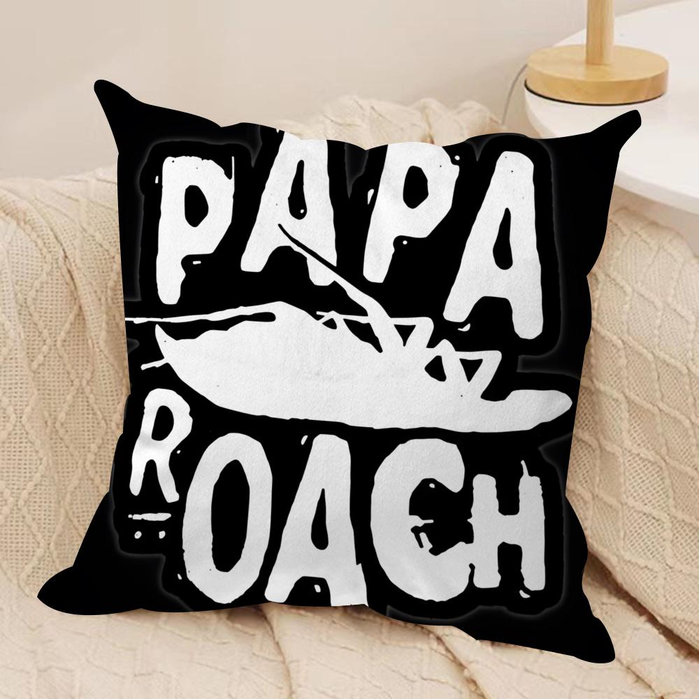 Classic PPapaS RRoach Cushion Cover Soft Plush Fabric DoubleSided Printed Sofa Cushion Cover for All Seasons Home Decor Gift