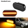 2pcs Euro Style Smoked Lens Amber LED Side Marker Lights For Volkswagen MK4 Golf Jetta Bora B5/B5.5 Passat or Beetle and GTI R32