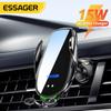 Essager 15W Car Wireless Charger Air Vent Mount For Iphone 14 13 12 Smart Wireless Charger Stand For Xiaomi Huawei Fast Charging
