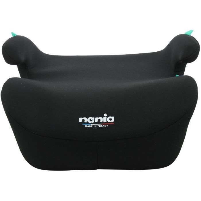 Siège auto réhausseur - NANIA - Bubblefix - Groupe 3 - Isofix - I-Size - 126-150 cm - Noir