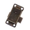 1 Set Vintage Cabinet Lock Antique Bronze Padlock Hasp Hook Lock Antique Latches
