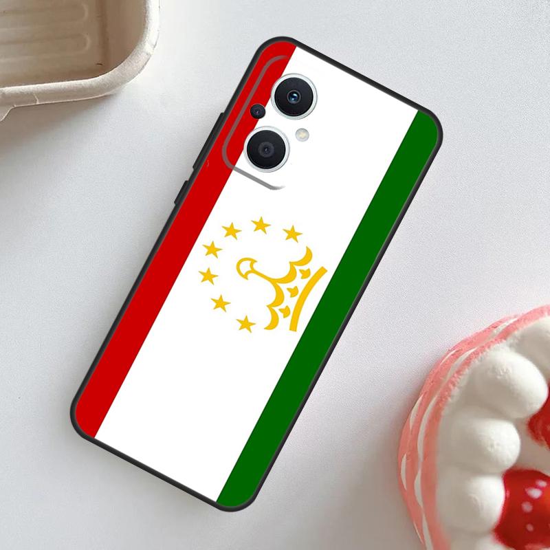 Чехол с флагом Таджикистана для OPPO Reno 11 F 10 Pro 4Z 5Z 8T 4 5 6 7 8 Lite OPPO Find X6 Pro X2 X3 X5 Lite
