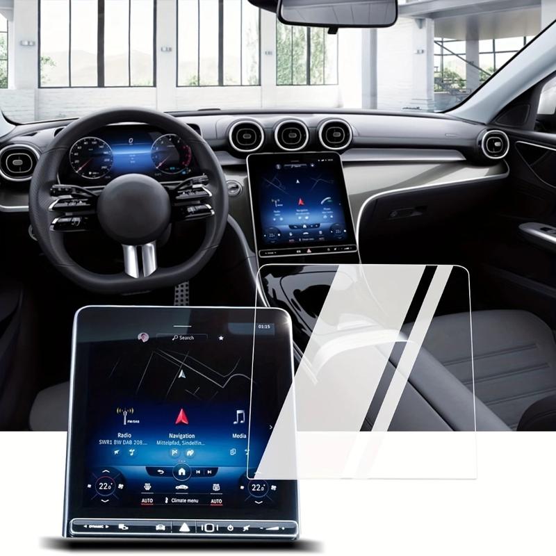 Tempered Glass Screen Protector Film For Mercedes Benz GLC 300 C Class 2022-2025 GPS Instrument Touch Screen Anti Scratch